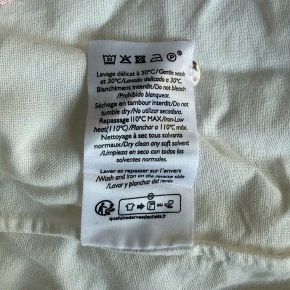 Sezane Tomboy Shirt Embroidered Hearts - Size 2 - Picture 8 of 9